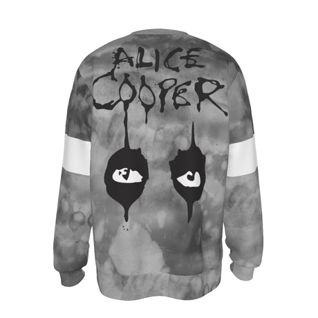 MERCHMOMENT Alice Cooper Staring All Over Print Sweatshirt [Apparel]