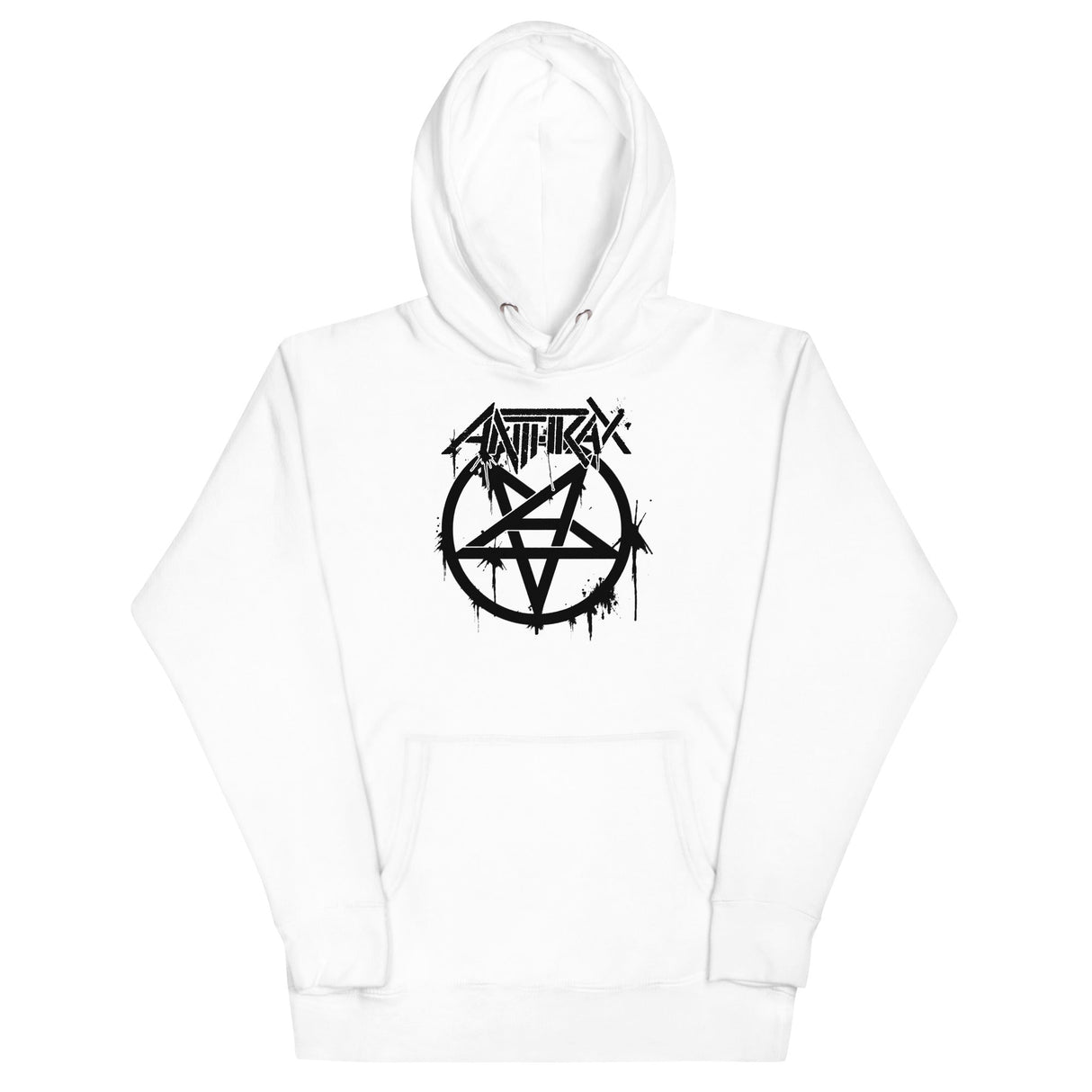 MERCHMOMENT Anthrax - Pentagram Logo Hoodie #1009 [Apparel]