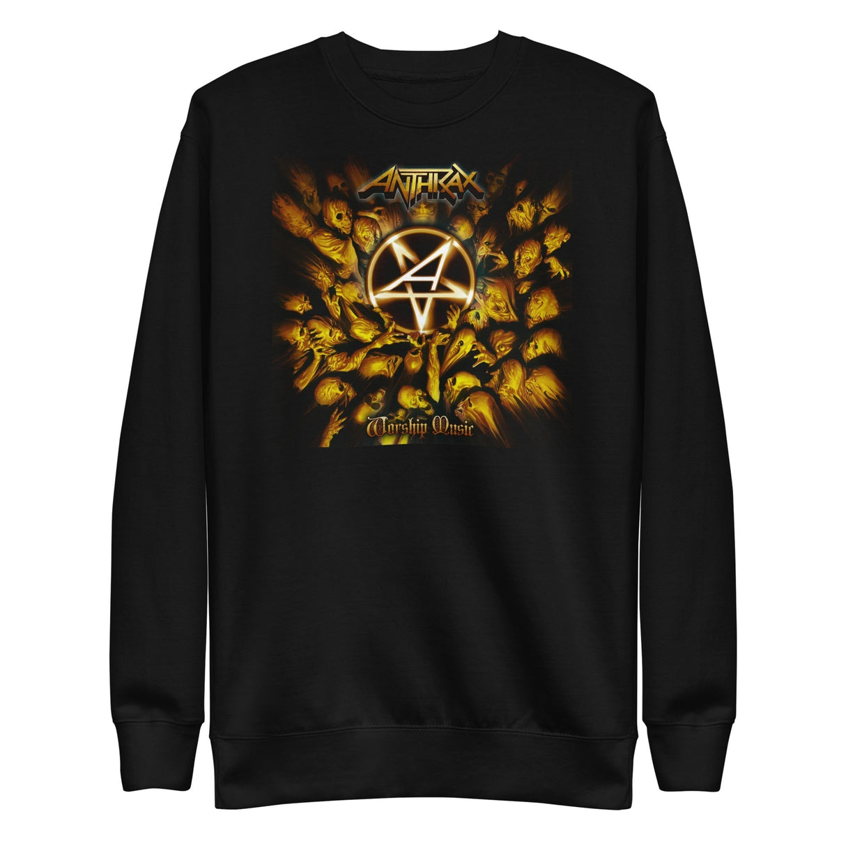 MERCHMOMENT Anthrax - Pentagram Logo Sweatshirt #1026 [Apparel]