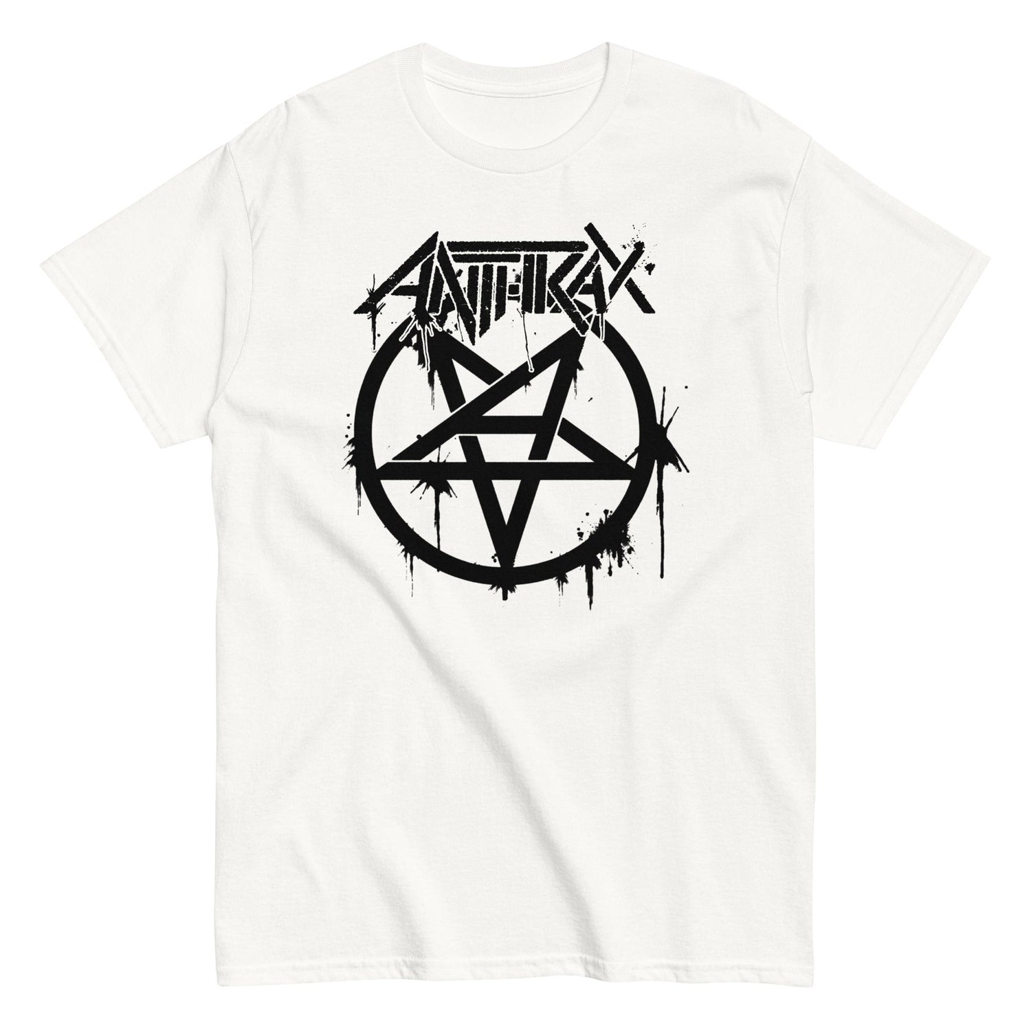 MERCHMOMENT Anthrax - Pentagram Logo T-Shirt #1009 [Apparel]