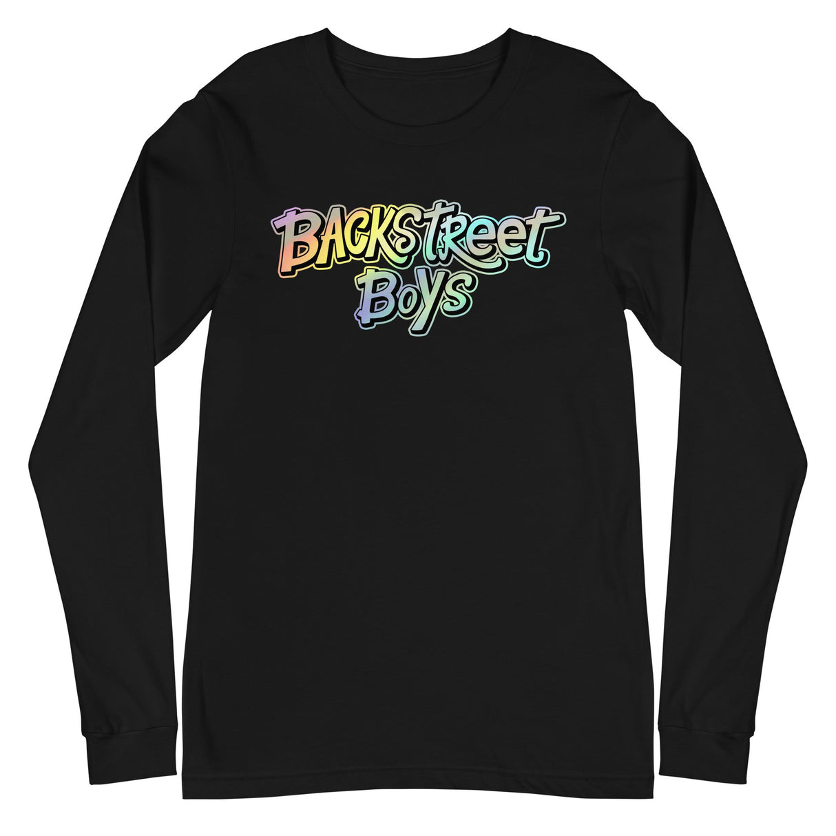 MERCHMOMENT Backstreet Boys - Gradient Logo Long Sleeve T-Shirt [Apparel]
