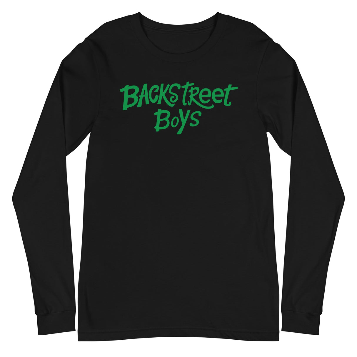 Backstreet Boys - Green Logo Long Sleeve T-Shirt ()