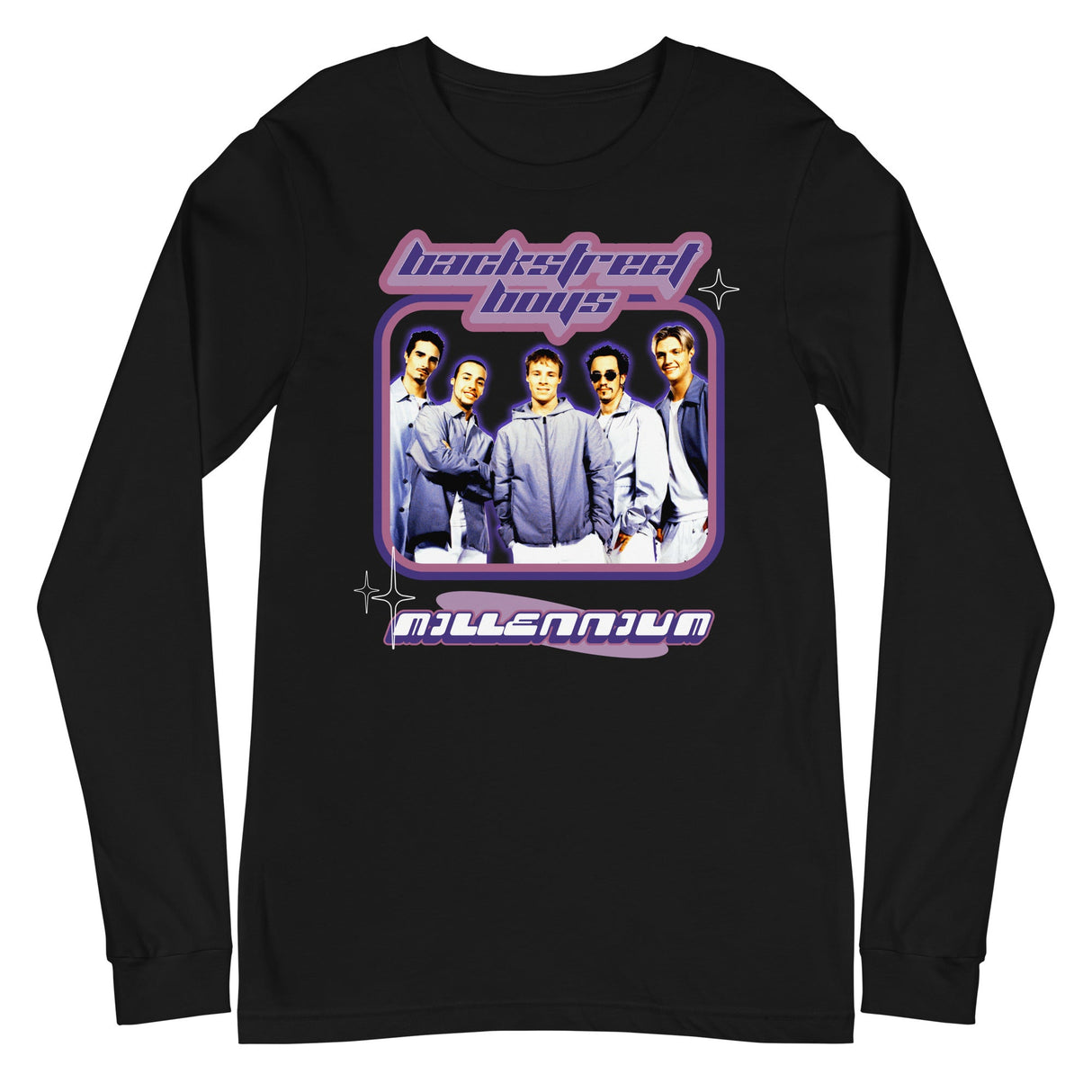 Backstreet Boys - Purple Y2K Long Sleeve T-Shirt ()