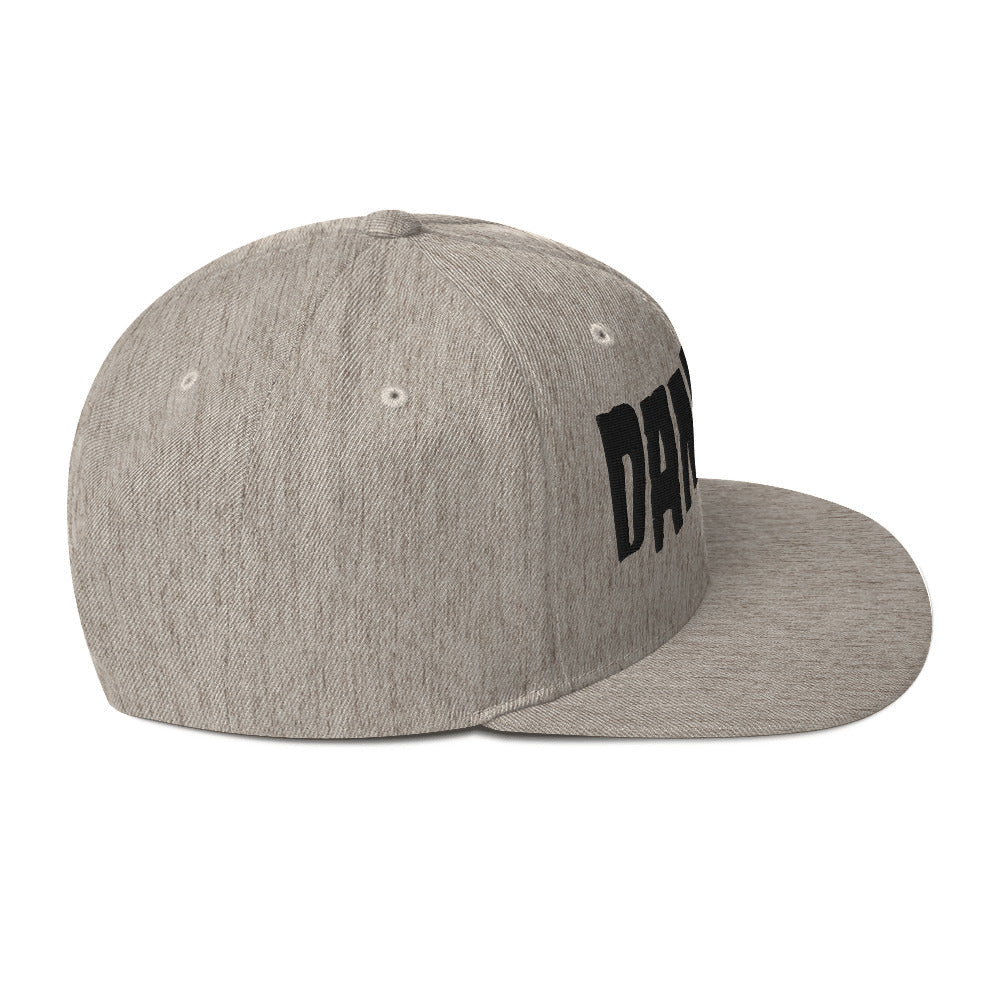 Danzig Classic Logo Grey Embroidered Snap Back Hat ()