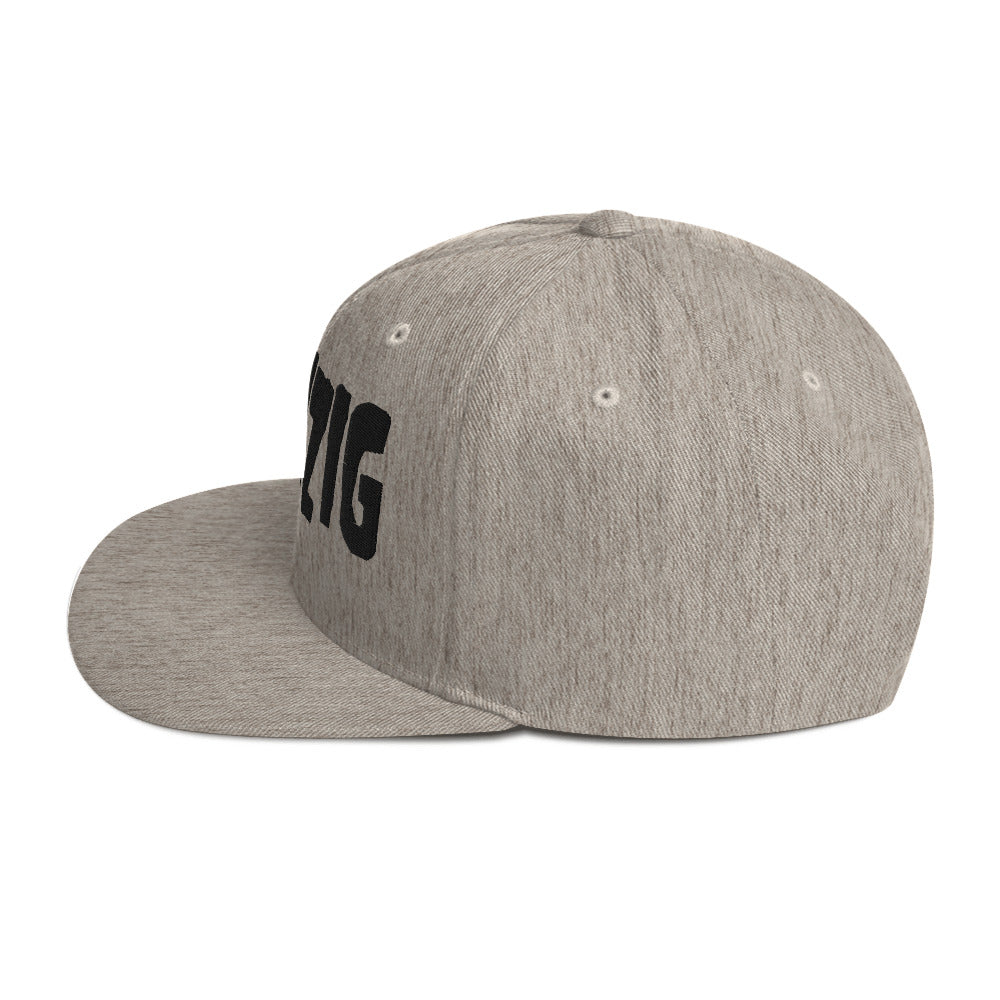 Danzig Classic Logo Grey Embroidered Snap Back Hat ()