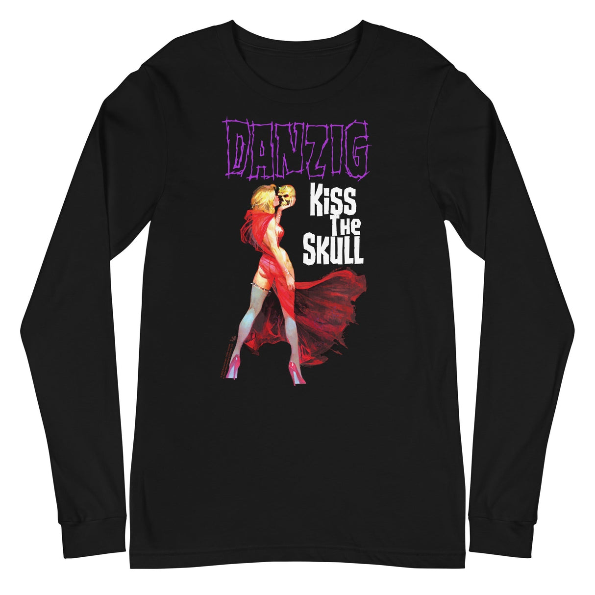 Danzig - Kiss The Skull Long Sleeve T-Shirt ()