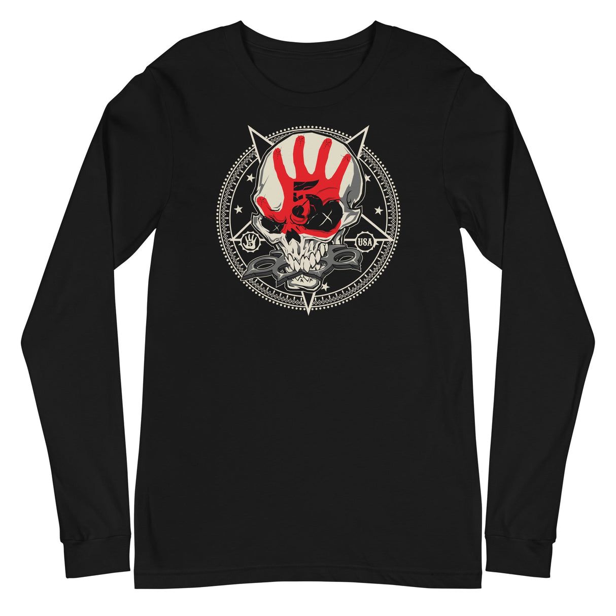 Five Finger Death Punch - Circle Logo Long Sleeve T-Shirt ()