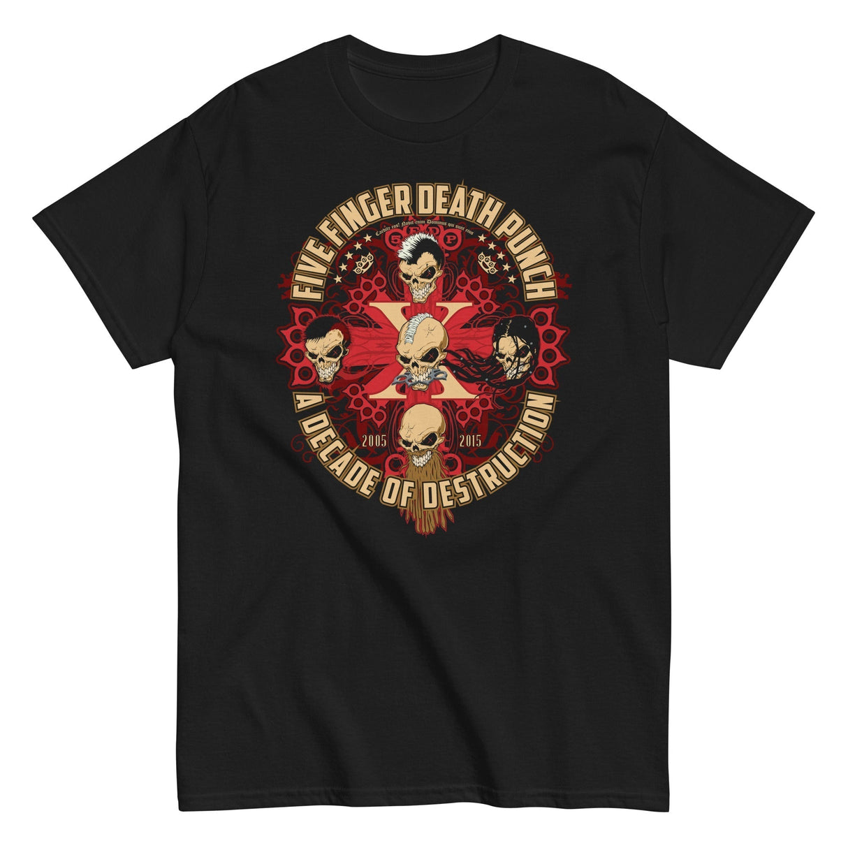 MERCHMOMENT Five Finger Death Punch - Decade of Destruction T-Shirt [Apparel]