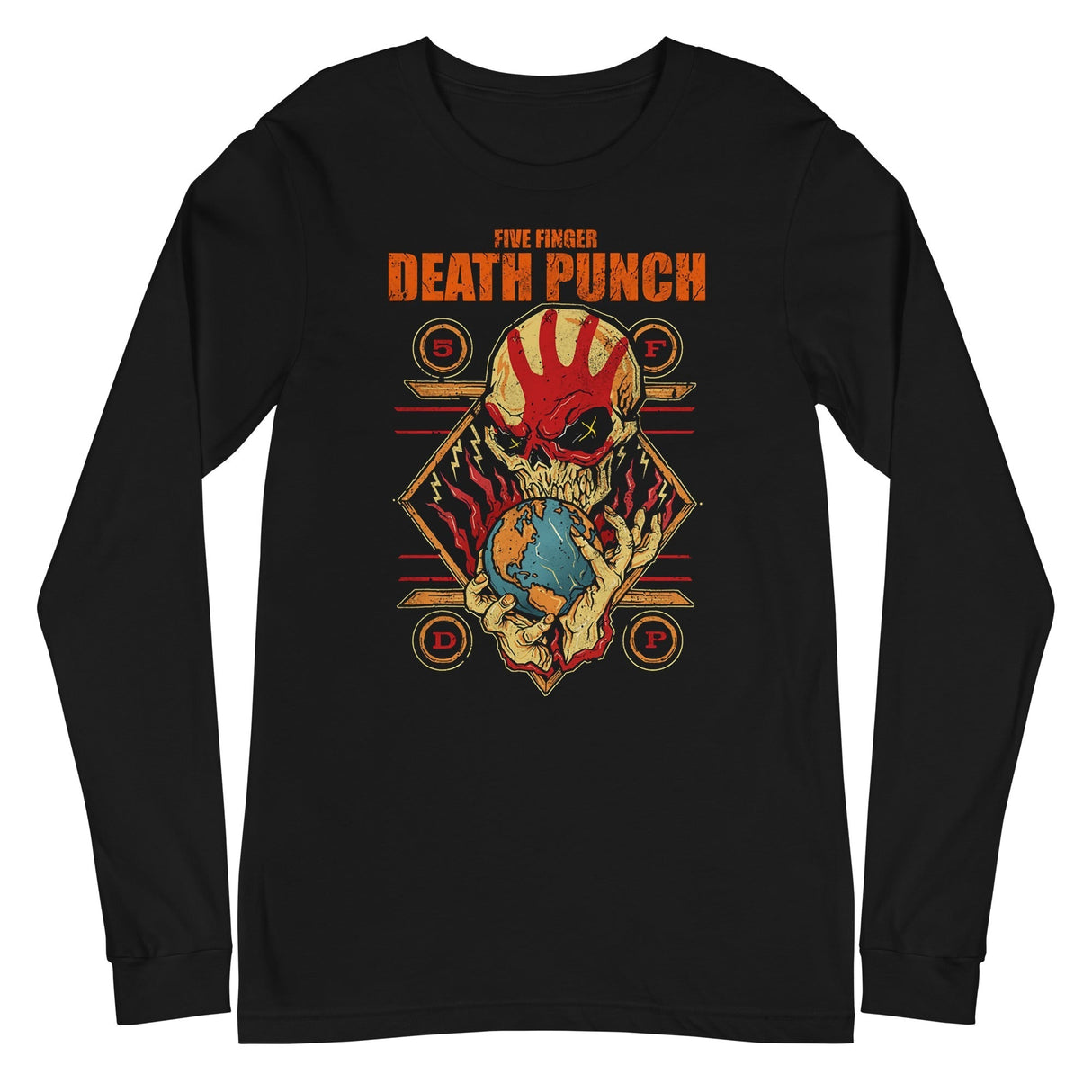 Five Finger Death Punch - Hand Skull Logo Long Sleeve T-Shirt ()