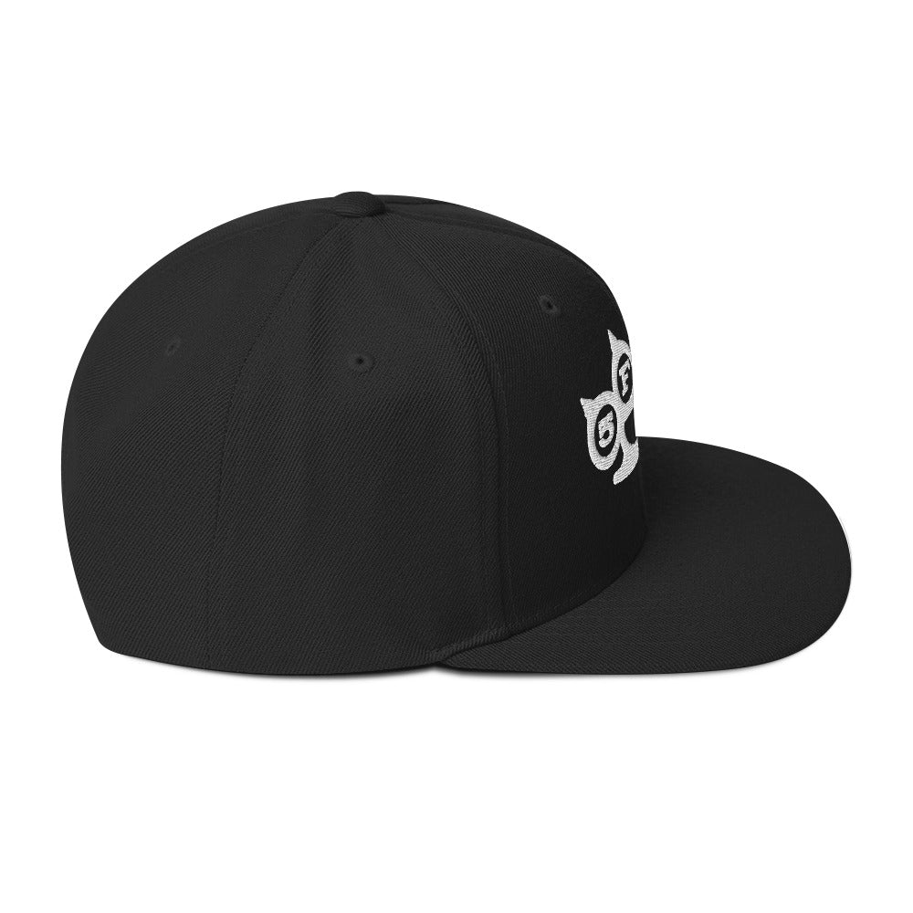 Five Finger Death Punch White Knuckles Embroidered Snapback Hat ()