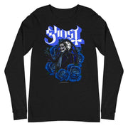 MERCHMOMENT Ghost - Blue Roses Long Sleeve T-Shirt [Apparel]