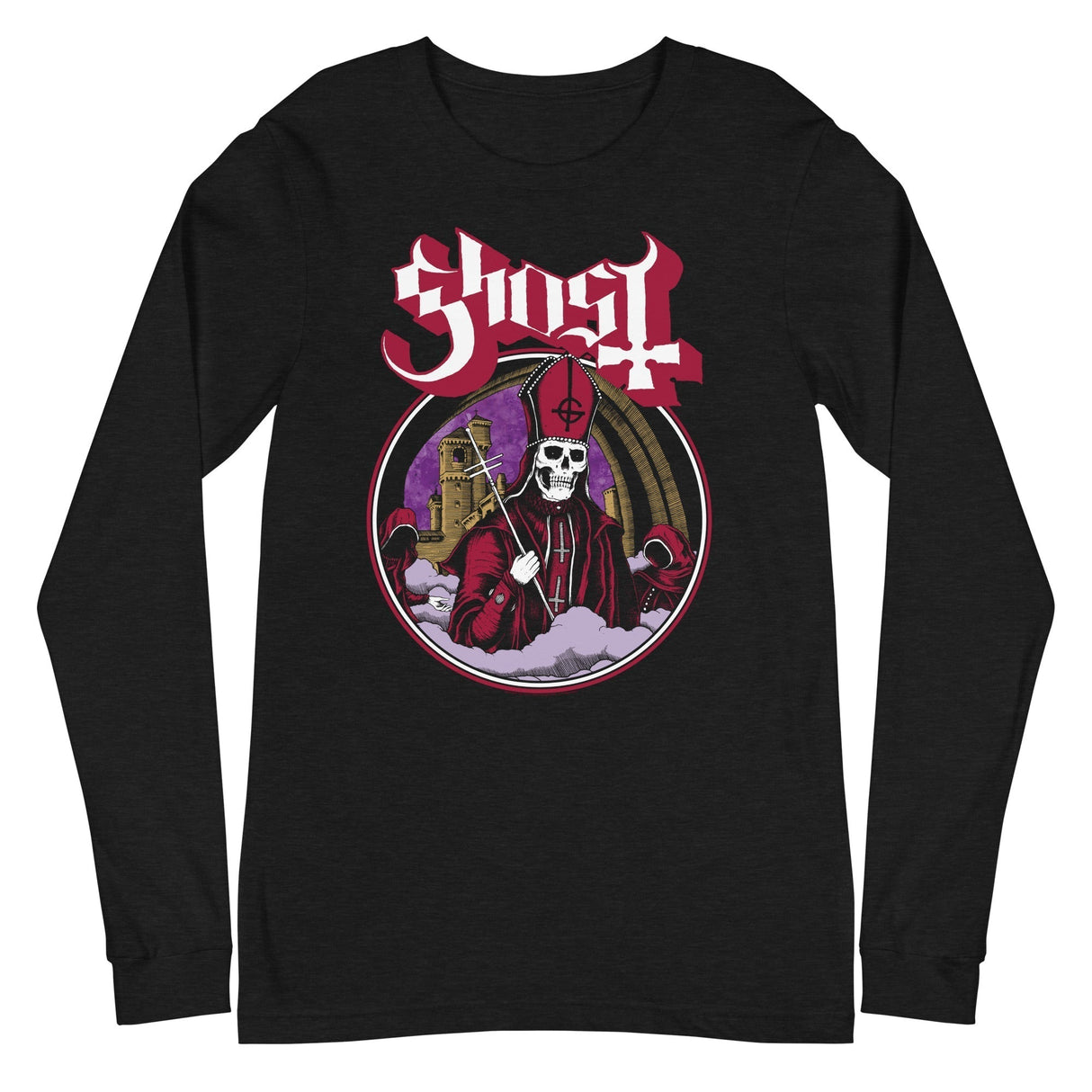 MERCHMOMENT Ghost - Carrying Cross Long Sleeve T-Shirt [Apparel]