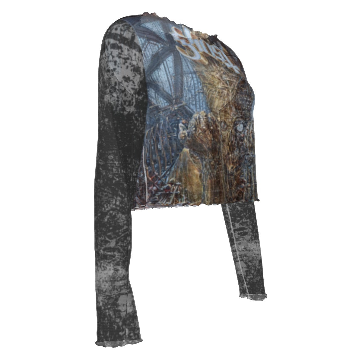 MERCHMOMENT Ghost Chapel Women's Mesh Top [Apparel]