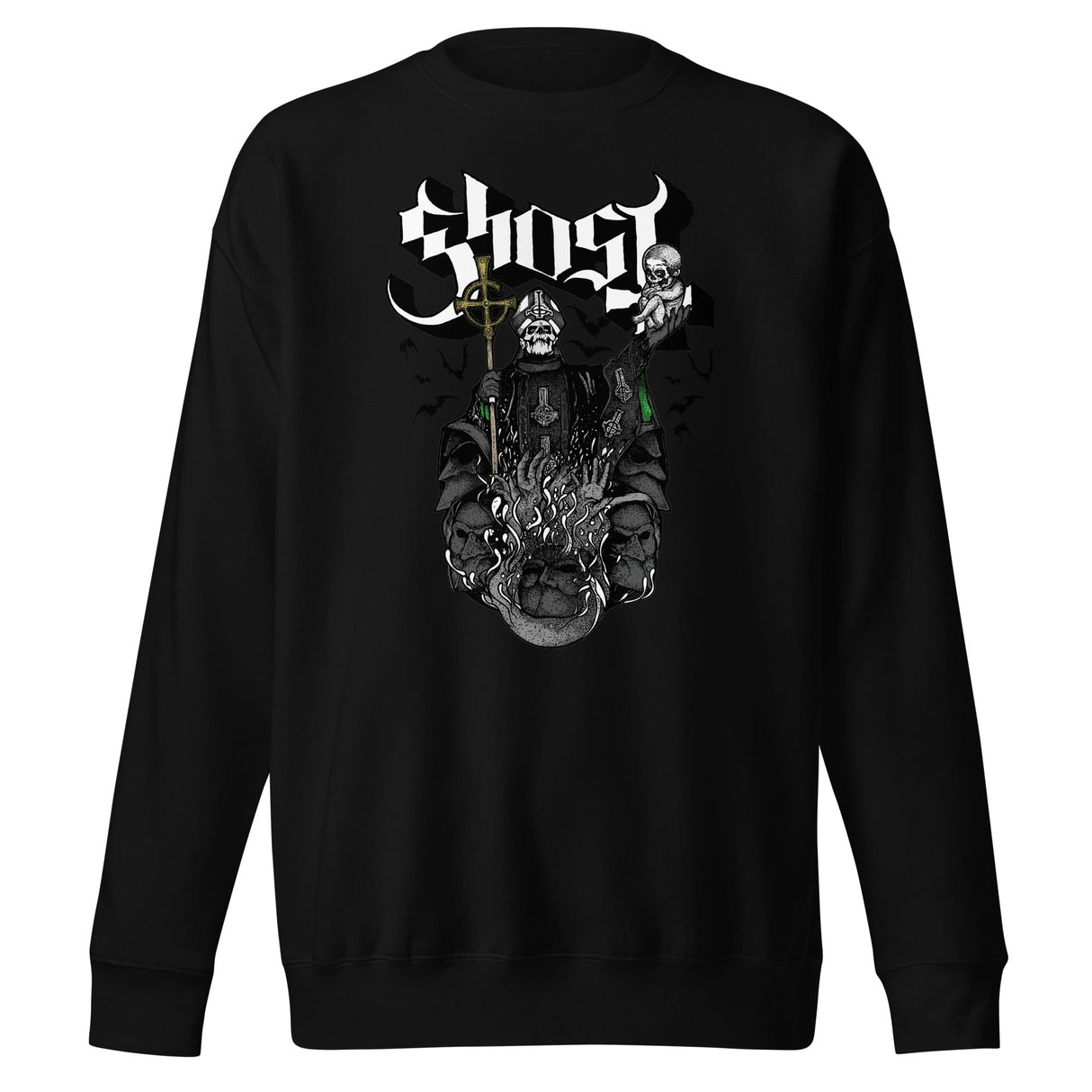 MERCHMOMENT Ghost - Darkness Awaits Sweatshirt [Apparel]