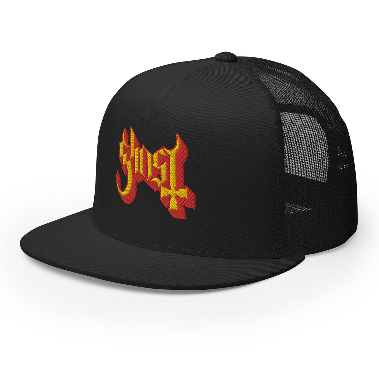 Ghost Embroidered Logo Trucker Hat ()