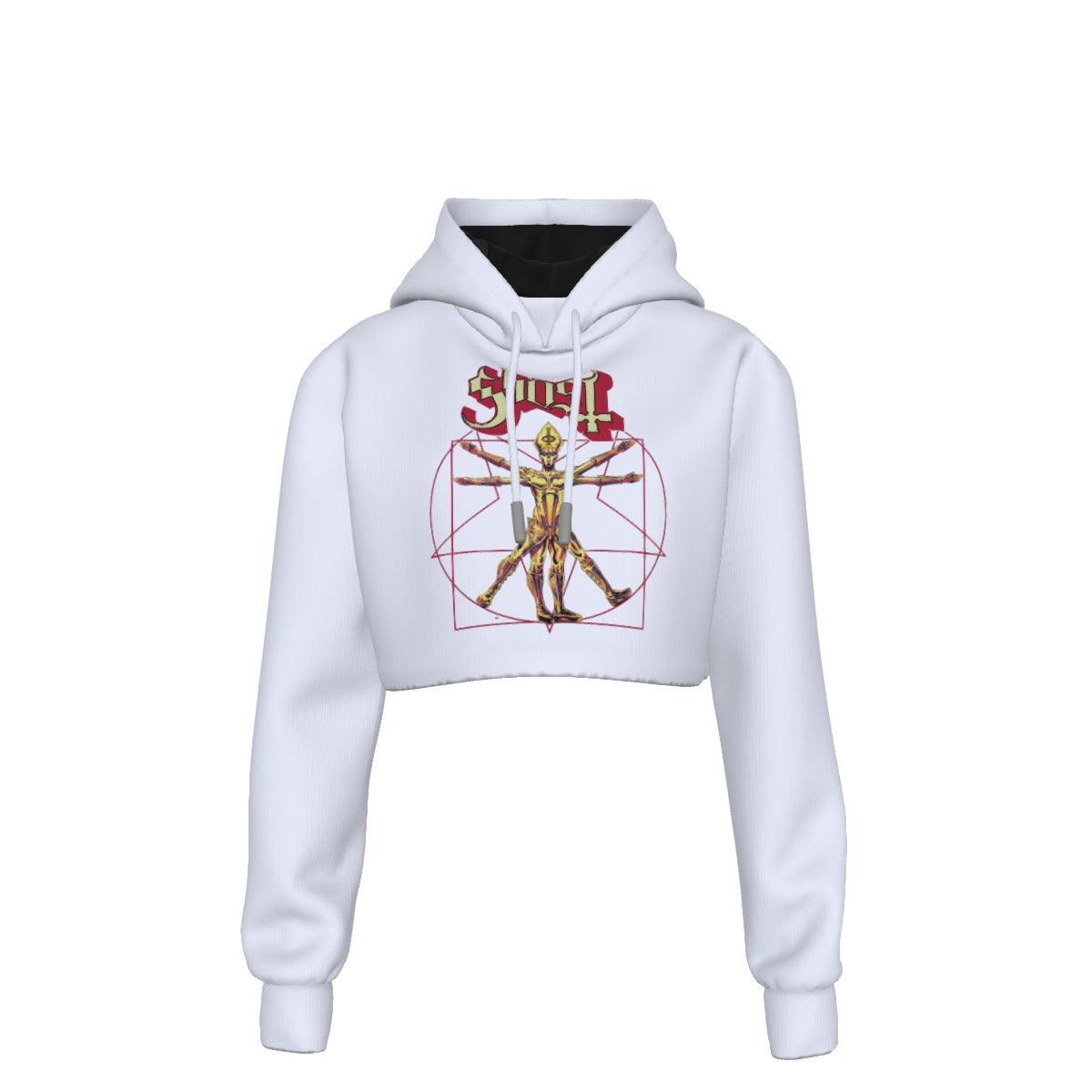 Ghost In the Machine Women's Cropped Hoodie ()