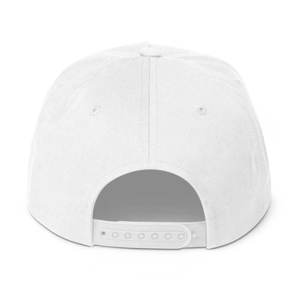 Ghost Logo Embroidered Snapback Hat ()