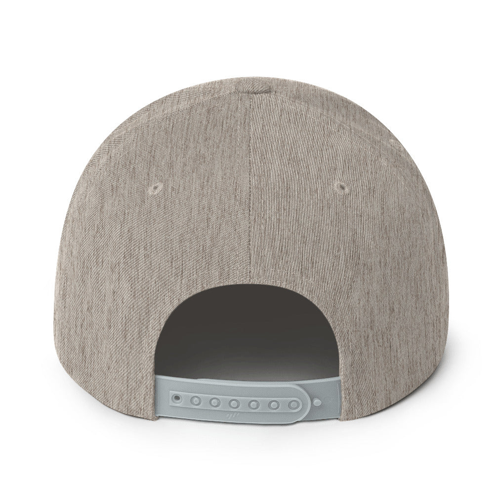 MERCHMOMENT Ghost Logo Embroidered Snapback Hat [Hat]