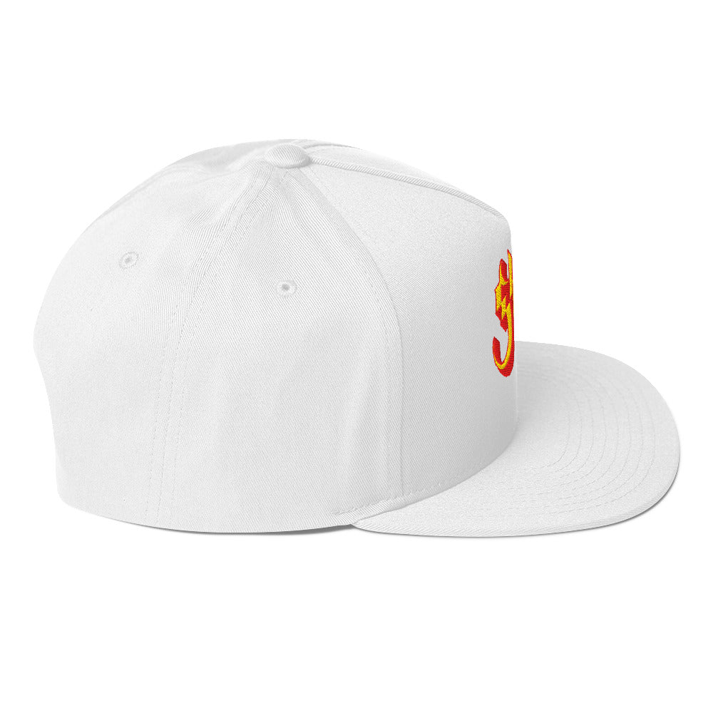 Ghost Logo Embroidered Snapback Hat ()