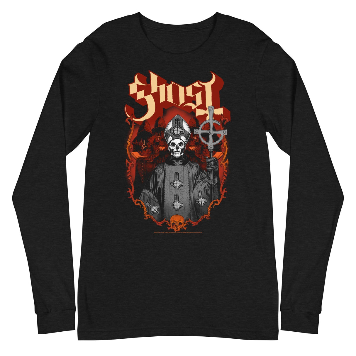 Ghost - Skull and Robes Long Sleeve T-Shirt ()