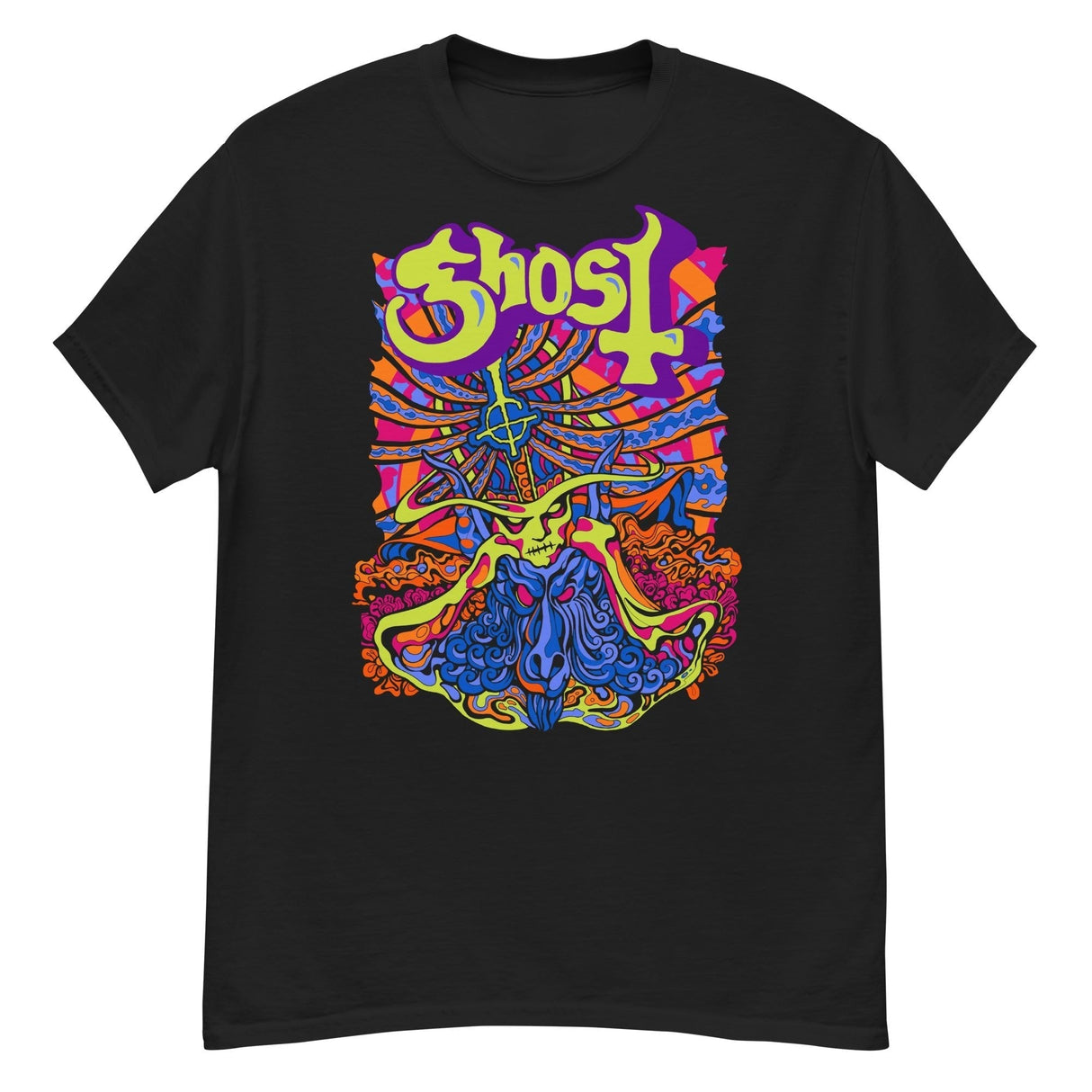 MERCHMOMENT Ghost - Stained Glass T-Shirt [Apparel]