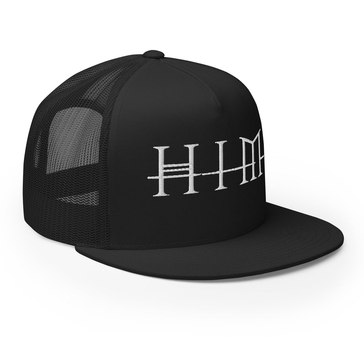 HIM Classic Logo Embroidered Trucker Hat ()