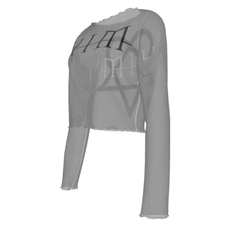 MERCHMOMENT Him Heart Star Women's Mesh Top [Apparel]