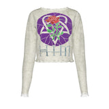 MERCHMOMENT Him Roses Women's Mesh Top [Apparel]