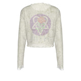 MERCHMOMENT Him Roses Women's Mesh Top [Apparel]