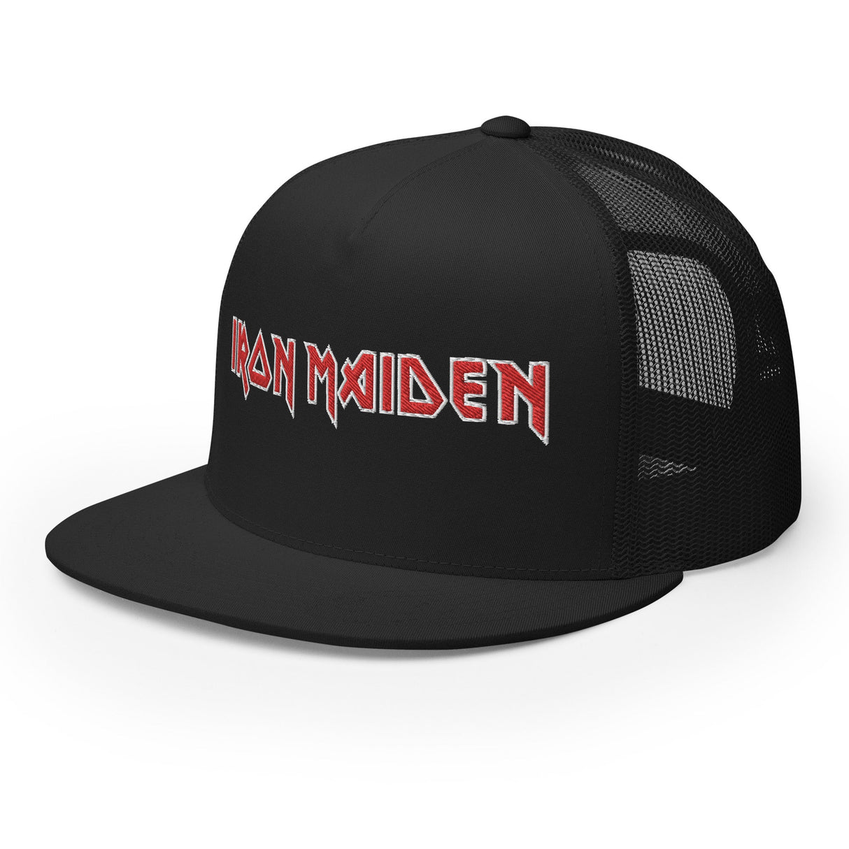 Iron Maiden Classic Logo Embroidered Trucker Hat ()