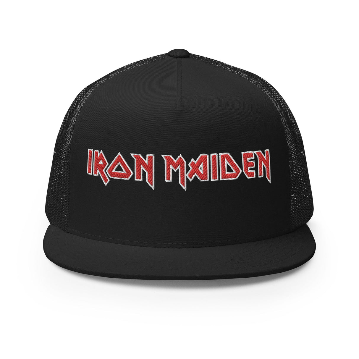 Iron Maiden Classic Logo Embroidered Trucker Hat ()