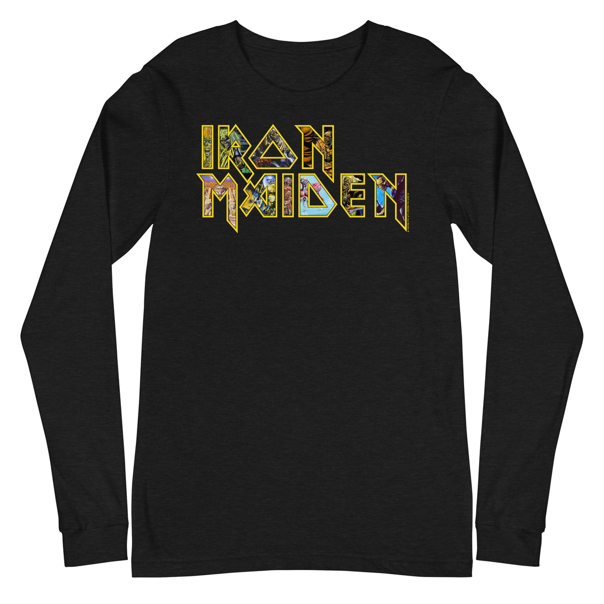 Iron Maiden - Logo Eddie Long Sleeve T-Shirt ()