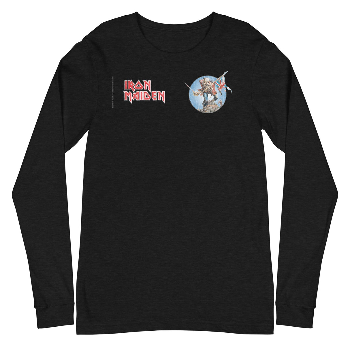 Iron Maiden - Logo Flag Long Sleeve T-Shirt ()