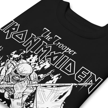 Iron Maiden - Trooper Black and White Sweatshirt ()