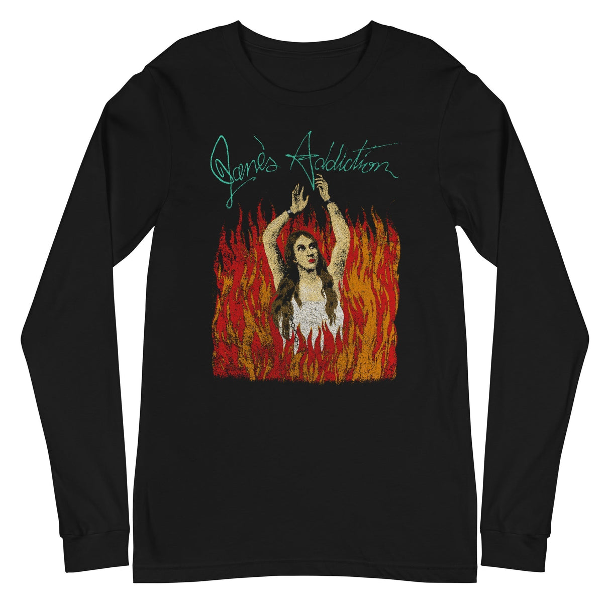 Jane's Addiction - Flames Long Sleeve T-Shirt ()