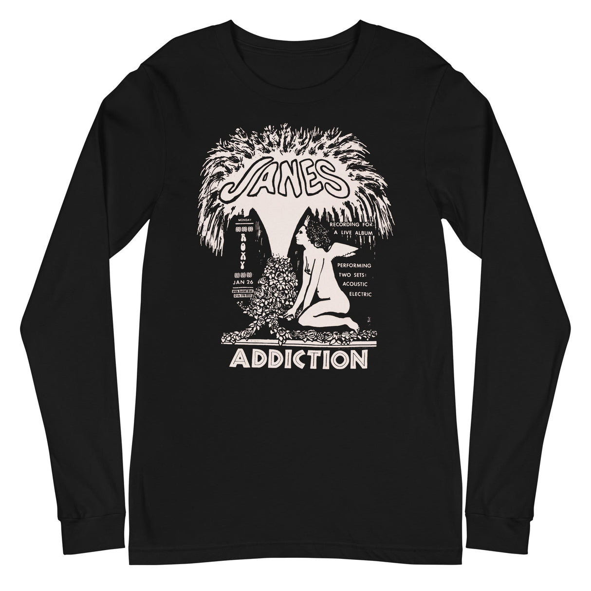 MERCHMOMENT Jane's Addiction - Roxy Live Long Sleeve T-Shirt [Apparel]