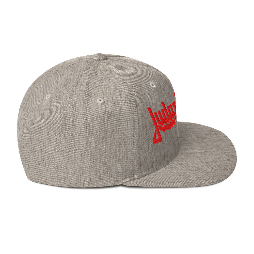 Judas Priest Electric Logo Gray Snapback Hat ()