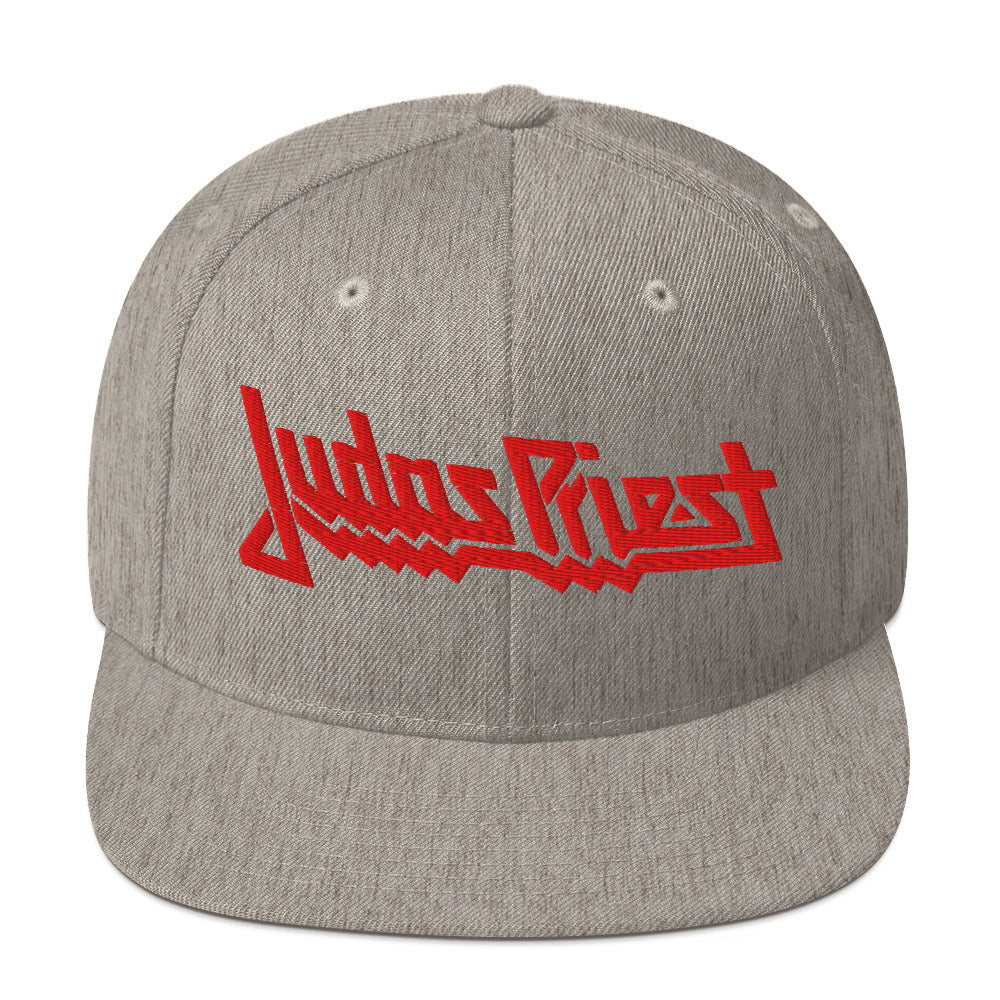 Judas Priest Electric Logo Gray Snapback Hat ()