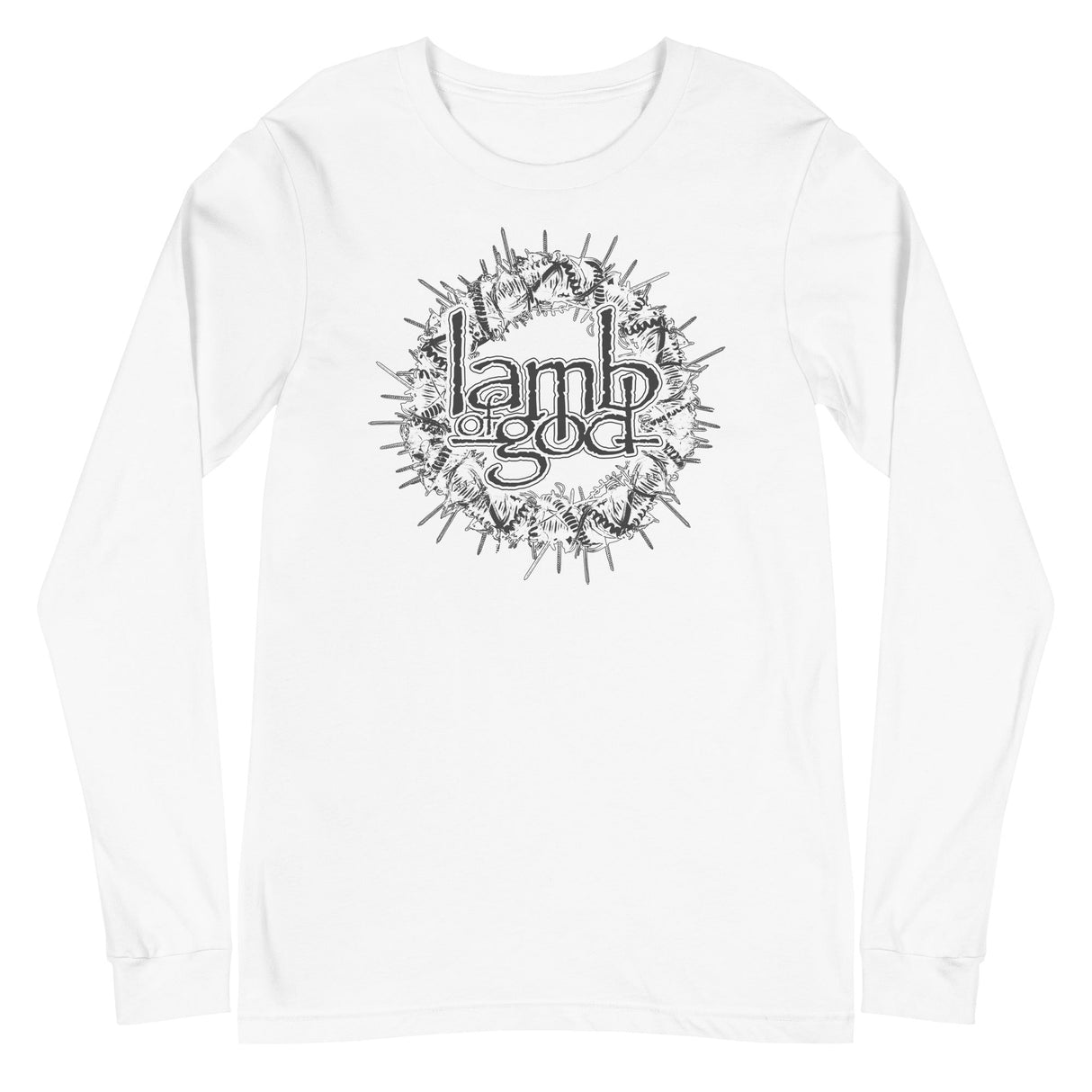 Lamb of God - Badge Logo Long Sleeve T-Shirt ()