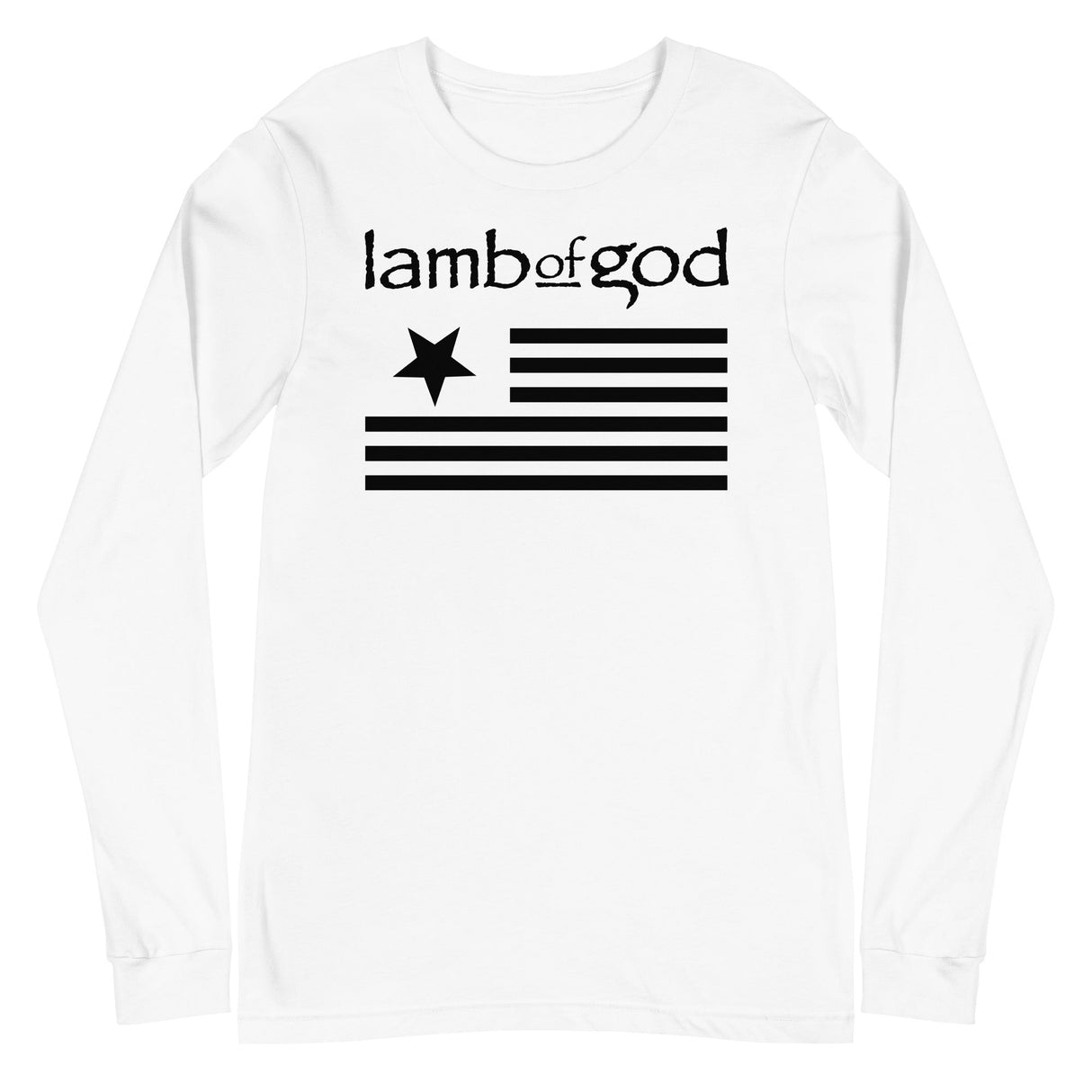 Lamb of God - Black Flag Long Sleeve T-Shirt ()