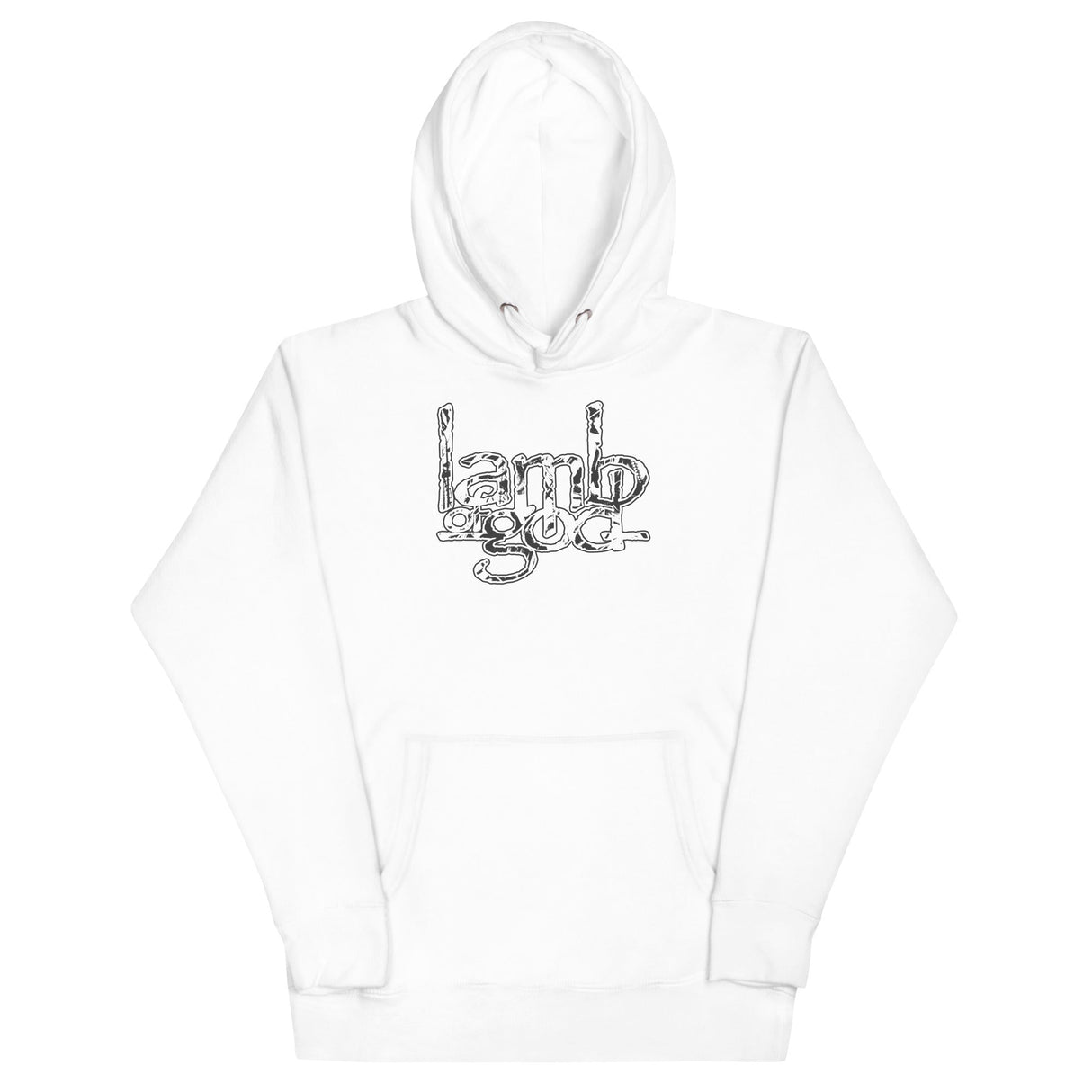 MERCHMOMENT Lamb of God - Filled Logo Hoodie [Apparel]