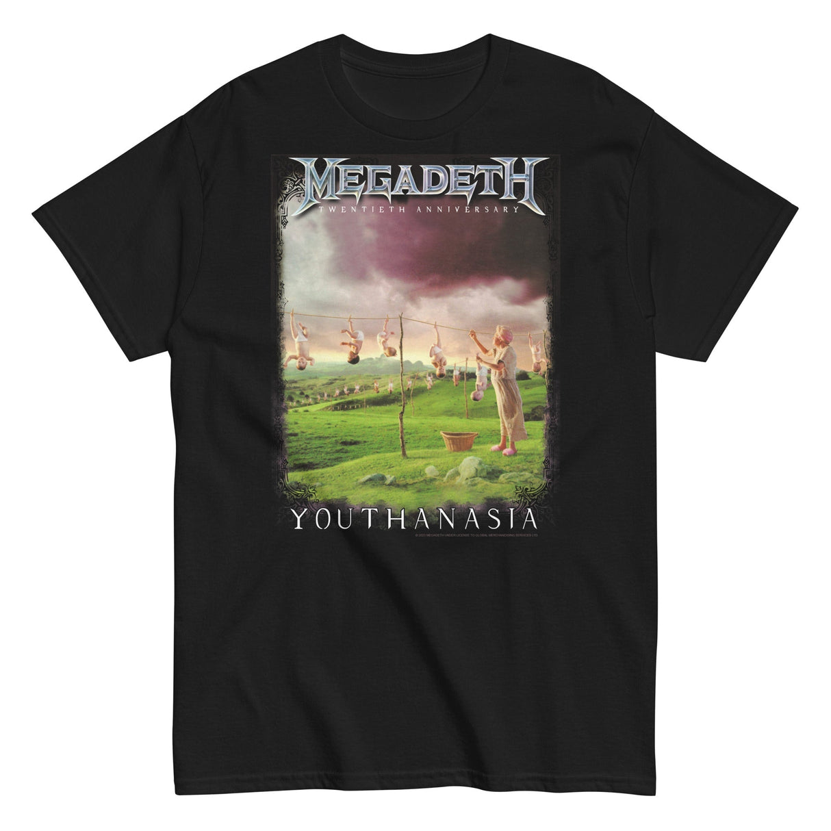 MERCHMOMENT Megadeth - 20th Youthanasia T-Shirt [Apparel]