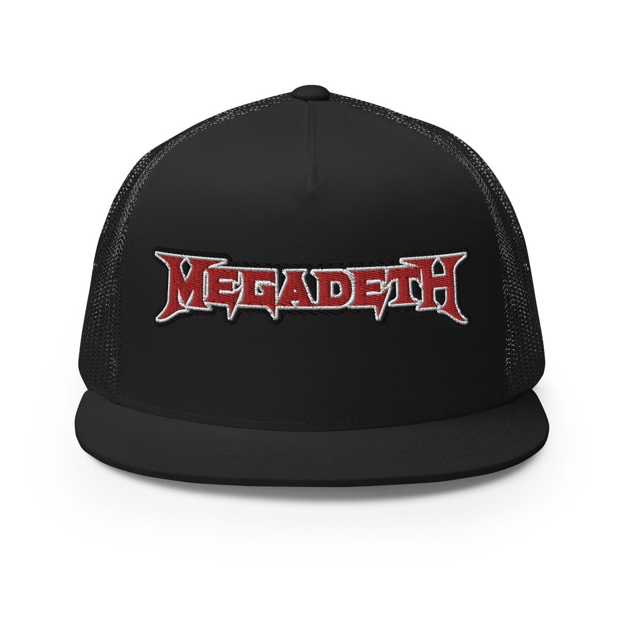 MERCHMOMENT MegaDeth Electric Logo Embroidered Trucker Hat [Apparel]