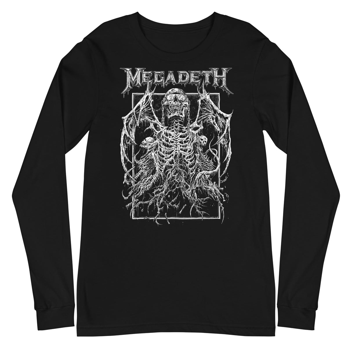 Megadeth - Skeleton Wings Long Sleeve T-Shirt ()