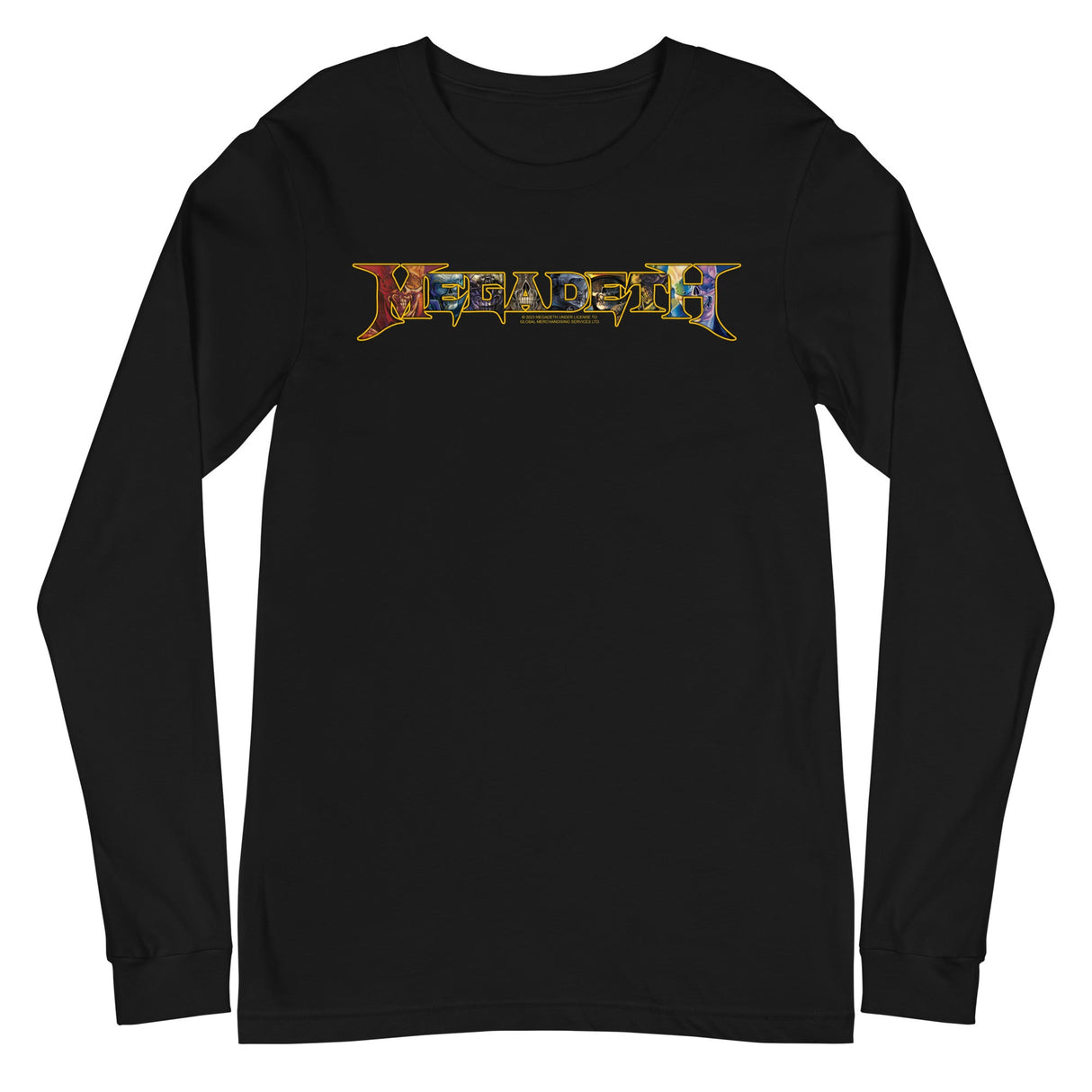 Megadeth - Vic Lettered Logo Long Sleeve T-Shirt ()