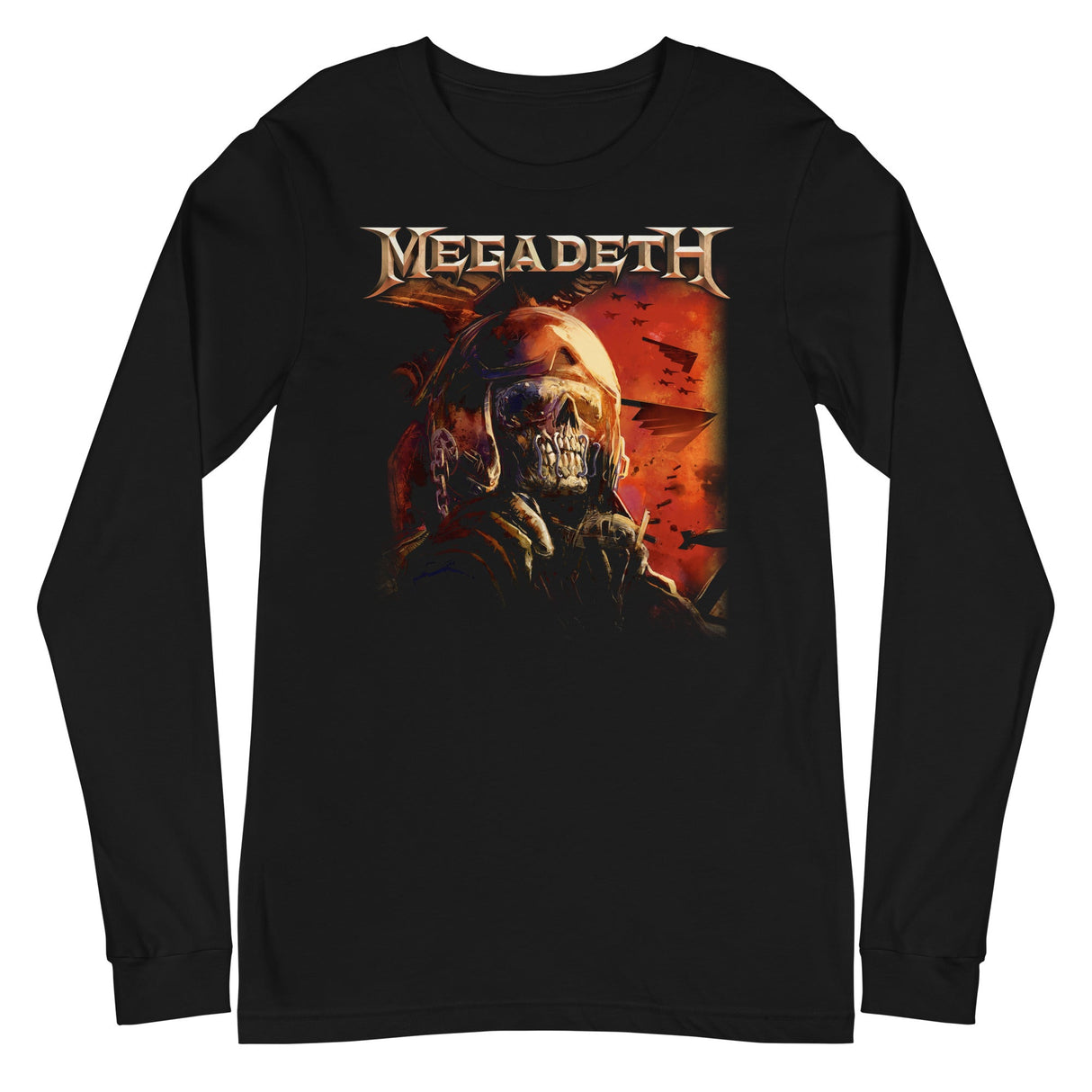 Megadeth - Vic Staring Long Sleeve T-Shirt ()