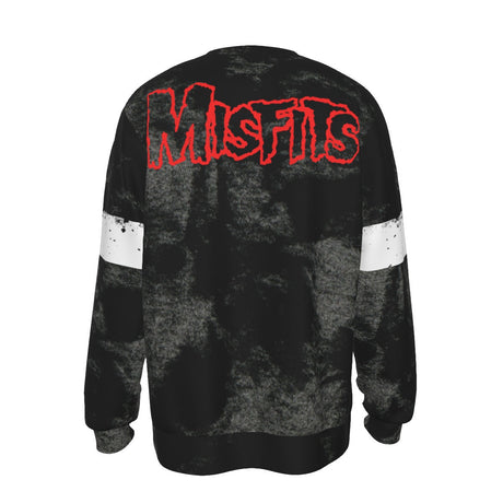 MERCHMOMENT Misfits Giant Skull All Over Print Sweatshirt [Apparel]