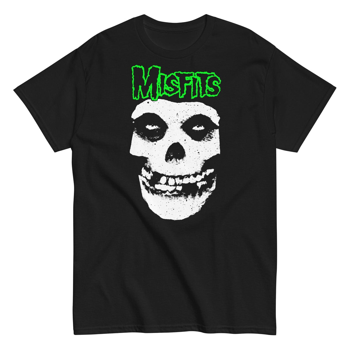 MERCHMOMENT Misfits - Green Skull T-Shirt [Apparel]