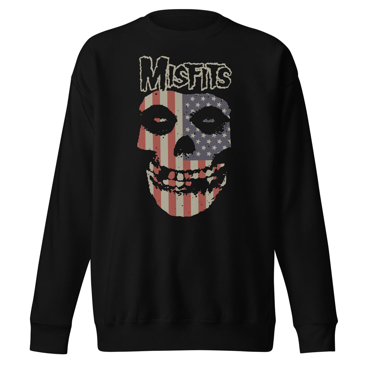 MERCHMOMENT Misfits - USA Skull Sweatshirt [Apparel]