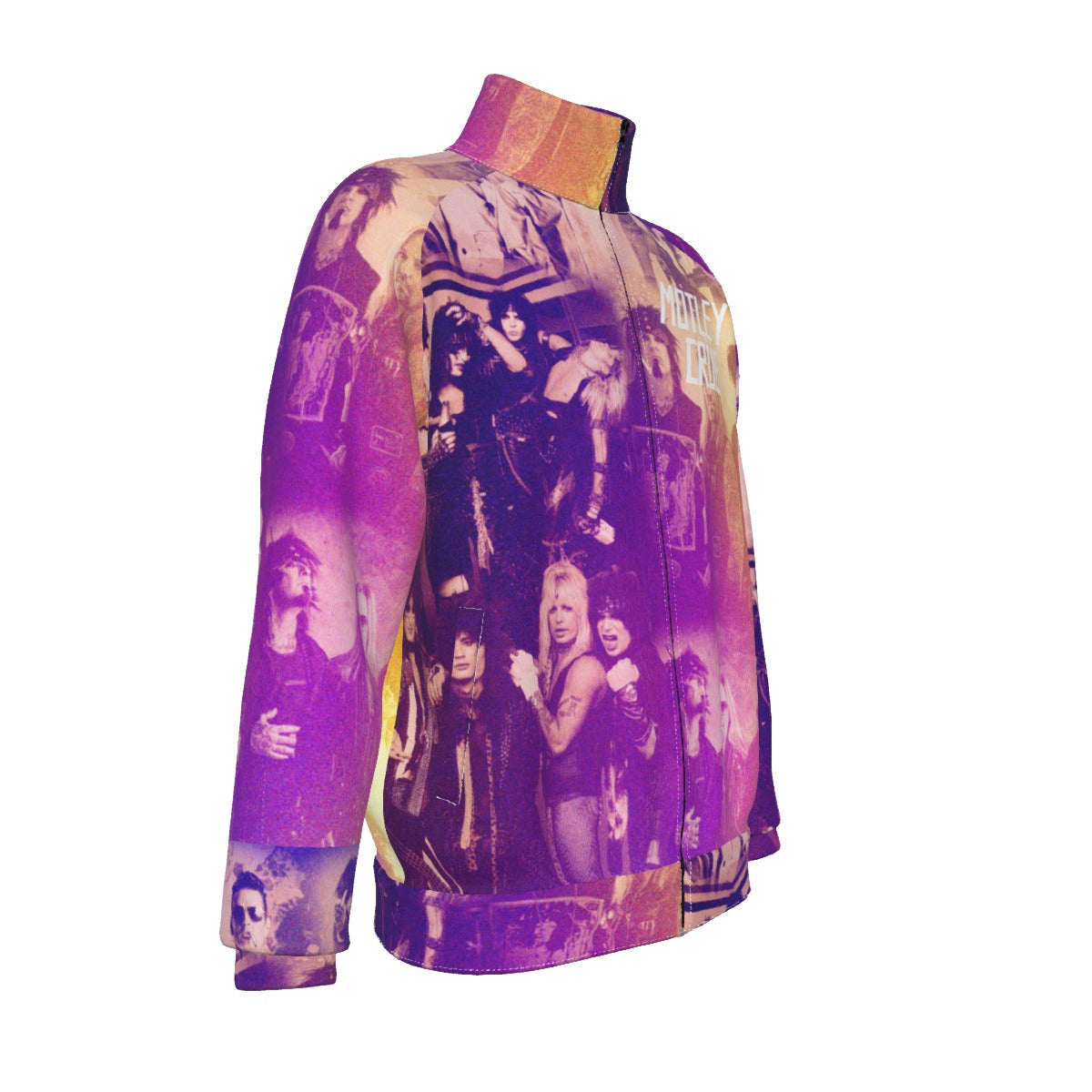 MERCHMOMENT Motley Crue 80s Babies Track Jacket [Jacket]